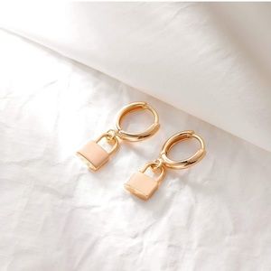 Punk Padlock Earrings